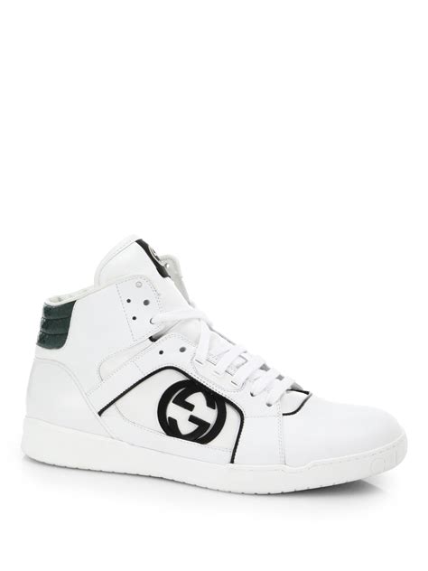 gucci sneakers midtops|Gucci high tops for men.